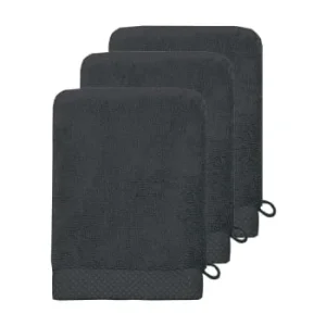 Sensei Maison 3 Gants De Toilette Zéro Twist 560gr/m² Petrol 16×22 Cm magasin pas cher 14