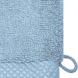 site soldes Sensei Maison 3 Gants De Toilette Zéro Twist 560gr/m² Azur 16×22 Cm 12