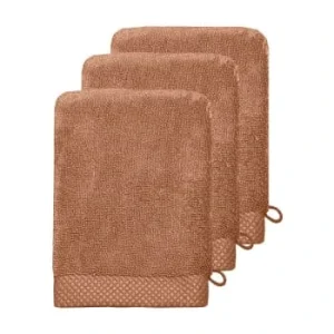 site officiel Sensei Maison 3 Gants De Toilette Zéro Twist 560gr/m² Menthe 16×22 Cm 16