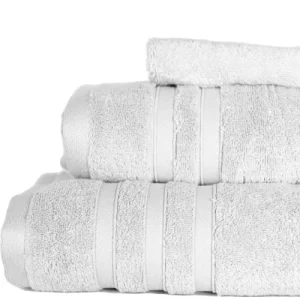 Sensei Maison Ensemble De Bain 3 Pièces En Coton/modal Blanc De Qualité 10