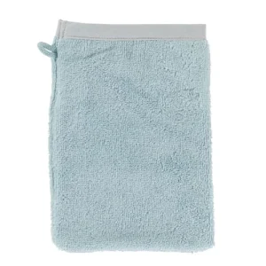 Carré Blanc Gant De Toilette Coton Bleu 15 X 21 Cm prix de gros 9