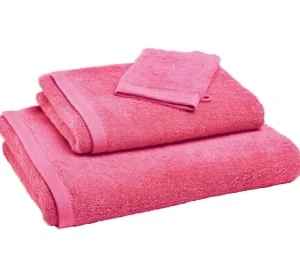 fashioniable Becquet Gants De Toilette Rose Framboise 15×21 En Coton Bio 16