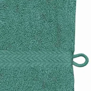 Sensei Maison Lot De 3 Gants De Toilette 550gr/m² Aqua 16×22 Cm meilleur service 12