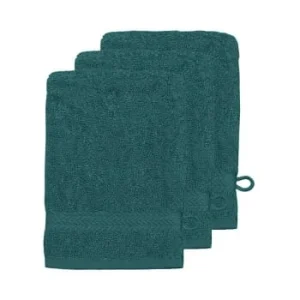 pas cher Sensei Maison Lot De 3 Gants De Toilette 550gr/m² Brique 16×22 Cm 18