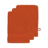 Sensei Maison Lot De 3 Gants De Toilette 550gr/m² Corail 16×22 Cm magasins pas chers 10