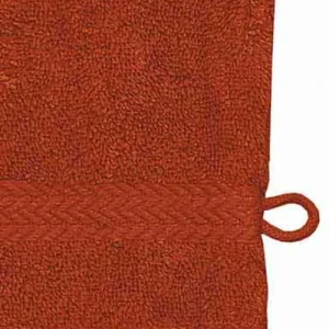 Sensei Maison Lot De 3 Gants De Toilette 550gr/m² Terracota 16×22 Cm pas cher 12