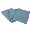 Linandelle Lot De 3 Gants De Toilette Eponge En Coton Bleu Lagon qualité supérieure 5