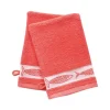 boutique en france Becquet Lots De 2 Gants De Toilette Orange 15×21 En Coton 22