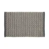 le grand escompte Sensei Maison LOZENGA – Tapis D’intérieur 100% Coton Noir 140×200 17