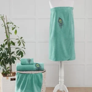 soldes luxe Sensei Maison Paréo De Bain En Coton Aqua Sea Taille Unique 11