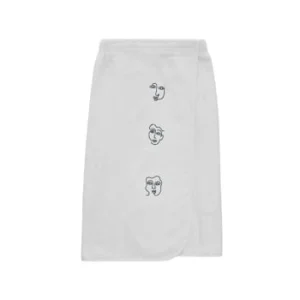 Sensei Maison Paréo De Bain En Coton Blanc Taille Unique SOLDES TOUT À 15