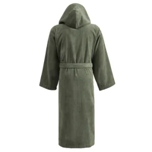 Nouveau Sensei Maison Peignoir à Capuche Velours Eucalyptus XL 10