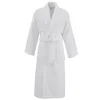 REMISE allant jusqu. Sensei Maison Peignoir Col Châle En Coton Bio Blanc L 20