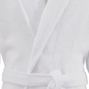 en promotion Sensei Maison Peignoir Col Châle En Coton Bio Blanc XL 12