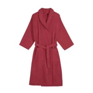 pas cher en vente Blanc Cerise Peignoir Col Châle En Coton BIO Taille S Terracotta 18