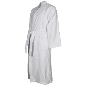 Sensei Maison Peignoir Col Kimono Blanc 6 – XXXL magasin pas cher 10