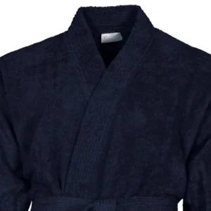 Sensei Maison Peignoir Col Kimono Bleu Nuit M mode 14