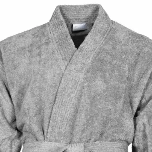 Sensei Maison Peignoir Col Kimono Gris Perle 7 – XXXXL commentaire favorable 14