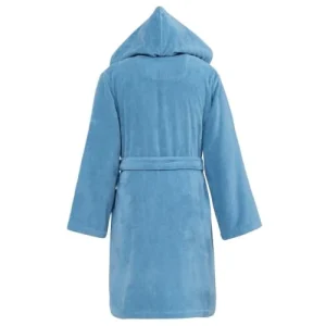 vente pas cher Sensei Maison Peignoir Court à Capuche Velours Cobalt S 10