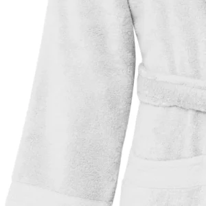 Achat Sensei Maison Peignoir De Bain Mixte Col Châle Blanc XL 14