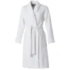 l'unique style Carré Blanc Peignoir Femme Coton Moelleux Blanc Taille L (40/42) 22