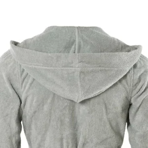 Carré Blanc Peignoir Homme à Capuche Uni Coton Biologique Vert Taille L (40/42) haute qualité 14