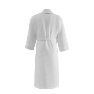 Sensei Maison Peignoir Long Nid D’abeille Col Chale Blanc L soldes de Noël 12