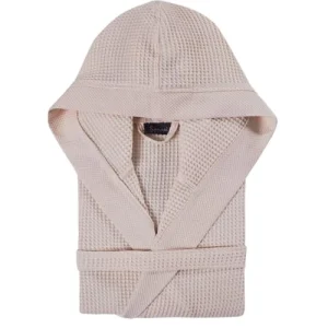 Sensei Maison Peignoir Mi-long Nid D’abeille à Capuche Pétale XL site soldes 12