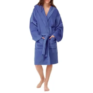 Naf Naf Peignoir Mixte – Coton 380 G/m2 Cobalt L-XL meilleur cadeau 10