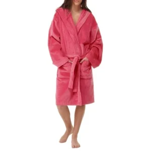 Naf Naf Peignoir Mixte – Coton 380 G/m2 Fuchsia L-XL design à la mode 10