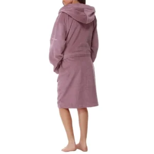 prix pas cher Naf Naf Peignoir Mixte – Coton 380 G/m2 Mauve L-XL 12