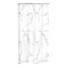 grossiste en ligne Home Bain Rideau De Douche à Effet Marbre Polyester Blanc Gris 200x180cm 13