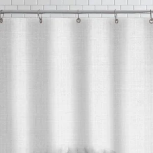 destockage Juniqe Rideau De Douche En Polyester En Blanc & Noir 150×200 7