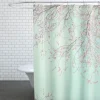 Juniqe Rideau De Douche En Polyester En Rose & Turquoise 150×200 soldes de Noël 13