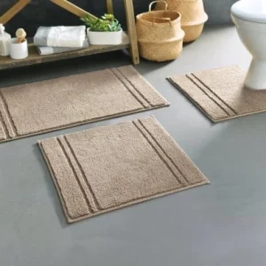 à prix promos Becquet Tapis Contour WC Beige Sable 45×50 En Coton 10