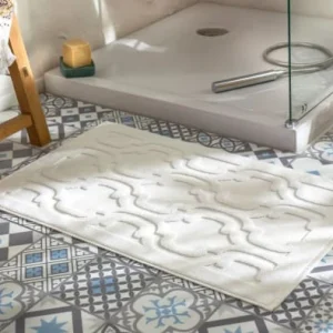 REMISE allant Becquet Tapis De Bain Blanc 60×120 En Coton 10