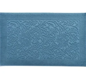 Becquet Tapis De Bain Bleu 60×100 En Coton Retour Gratuit 10