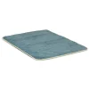 guranteed de qualité LA SERVIETTE PARIS Tapis De Bain Coton égyptien 1200Gr/m² Bleu Liseré Jaune 60×80 8