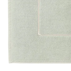 Carré Blanc Tapis De Bain Coton Vert magasin paris 13