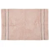 magasin en ligne france GUY LEVASSEUR Tapis De Bain En Coton Uni Rose Poudré 50x80cm 17