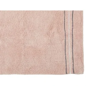 magasin en ligne france GUY LEVASSEUR Tapis De Bain En Coton Uni Rose Poudré 50x80cm 9