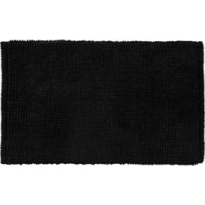 GUY LEVASSEUR Tapis De Bain En Polycoton Uni Noir 50x80cm De Qualité 14