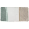 Retour gratuit en magasin. GUY LEVASSEUR Tapis De Bain En Polyester Fantaisie Vert Et Beige 60x120cm 22