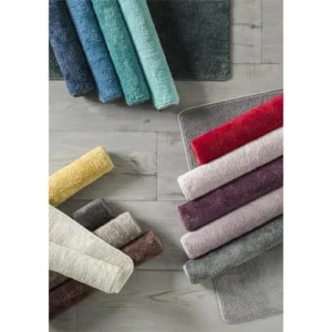 remise en ligne GUY LEVASSEUR Tapis De Bain En Polyester Uni Miel 50x80cm 12