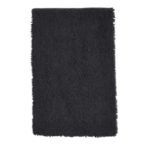 TODAY Tapis De Bain Mèche Uni En Polyester Bleu Marine 50×80 Cm site pas cher 16