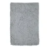 TODAY Tapis De Bain Mèche Uni En Polyester Gris 50×80 Cm économies garanties 19