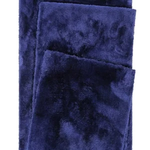 Homie Living Tapis De Bain Microfibre Antidérapant Bleu Marine 70×120 france en ligne 14