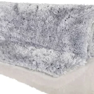 Homie Living Tapis De Bain Microfibre Antidérapant Gris Clair 70×120 à prix très bas 12