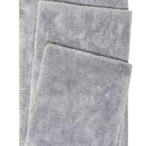 Homie Living Tapis De Bain Microfibre Antidérapant Gris Clair 70×120 à prix très bas 14