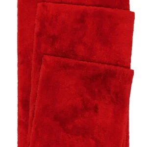 soldes officiel Homie Living Tapis De Bain Microfibre Antidérapant Rouge 55×65 14